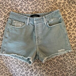 J Brand Denim Shorts with Frayed Hem Size 27